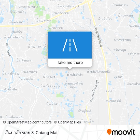 สันป่าสัก ซอย 3 map
