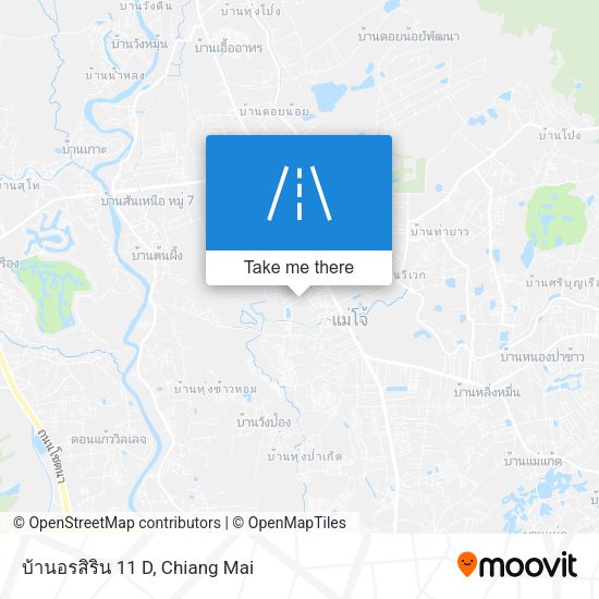 บ้านอรสิริน 11 D map