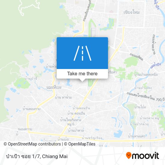 ป่าเป้า ซอย 1/7 map