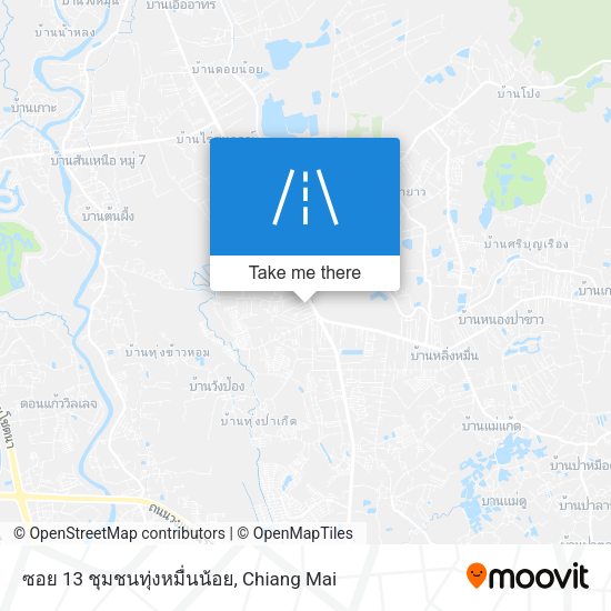 ซอย 13 ชุมชนทุ่งหมื่นน้อย map