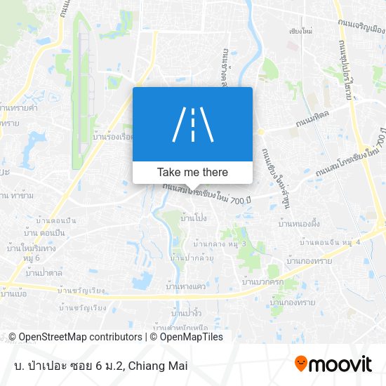 บ. ป่าเปอะ ซอย 6 ม.2 map
