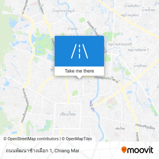 ถนนพัฒนาช้างเผือก 1 map