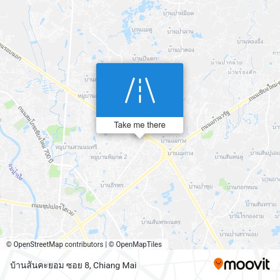 บ้านสันคะยอม ซอย 8 map