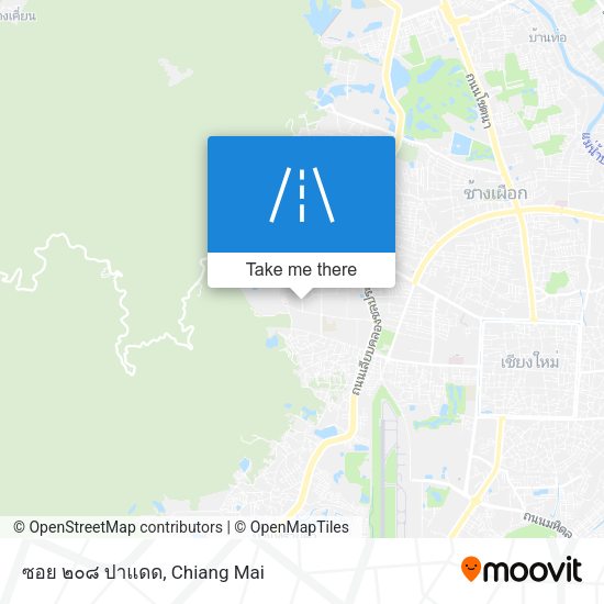 ซอย ๒๐๘ ปาแดด map