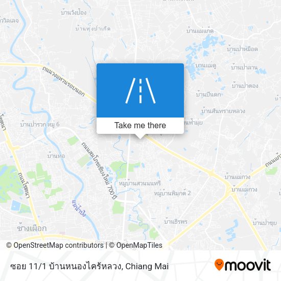 ซอย 11/1 บ้านหนองไคร้หลวง map