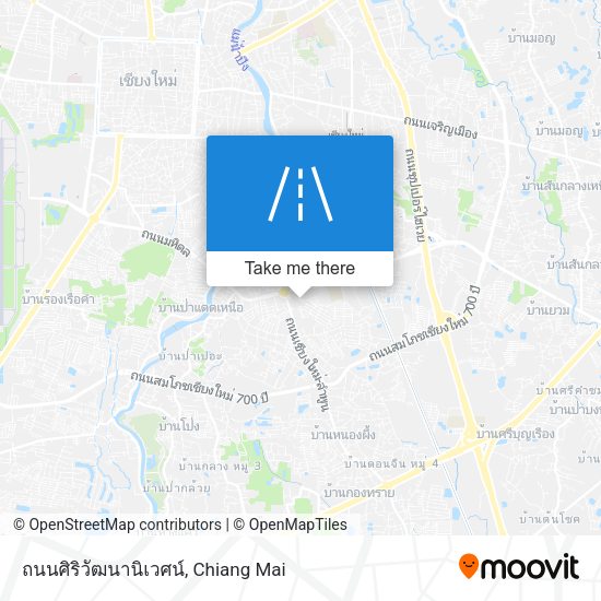 ถนนศิริวัฒนานิเวศน์ map