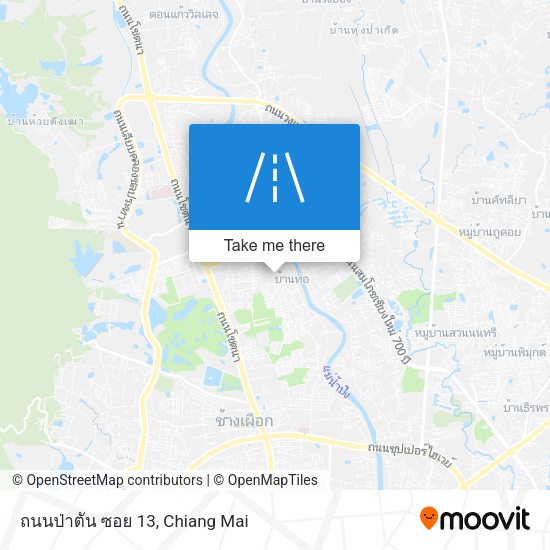 ถนนป่าตัน ซอย 13 map
