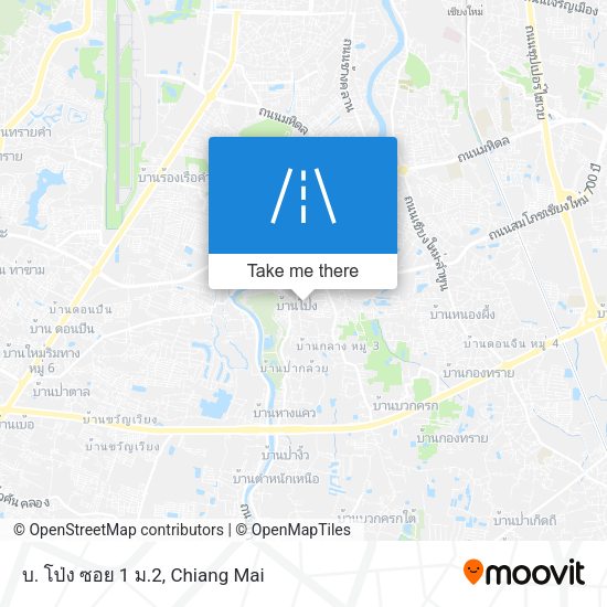 บ. โป่ง ซอย 1 ม.2 map