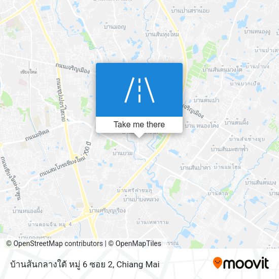 บ้านสันกลางใต้ หมู่ 6 ซอย 2 map