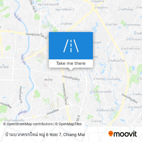 บ้านบวกครกใหม่ หมู่ 6 ซอย 7 map