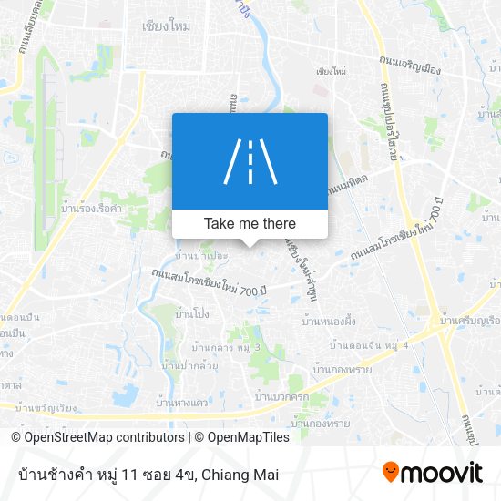 บ้านช้างคำ หมู่ 11 ซอย 4ข map