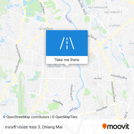 ถนนช้างม่อย ซอย 3 map