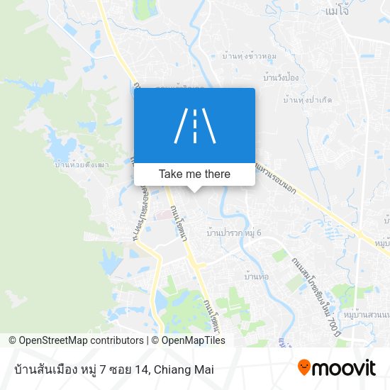 บ้านสันเมือง หมู่ 7 ซอย 14 map