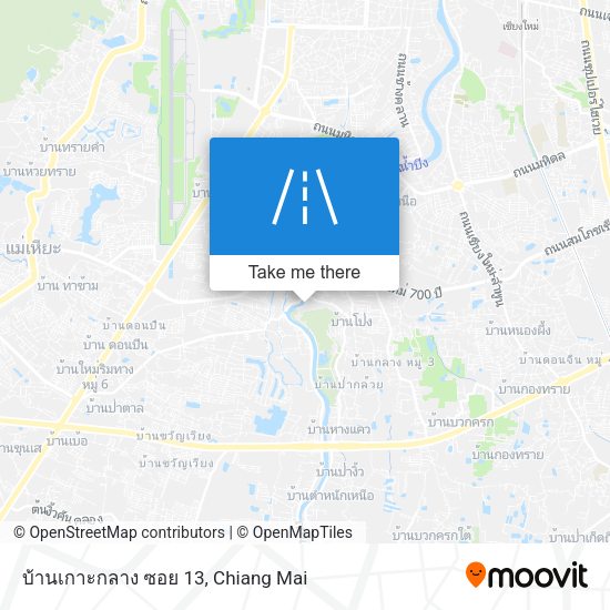 บ้านเกาะกลาง ซอย 13 map