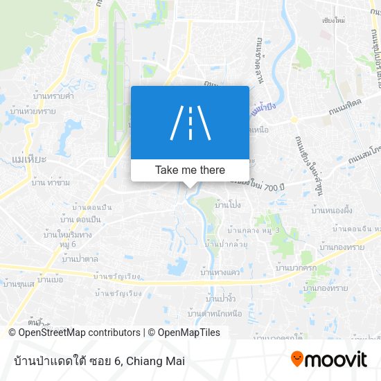 บ้านป่าแดดใต้ ซอย 6 map