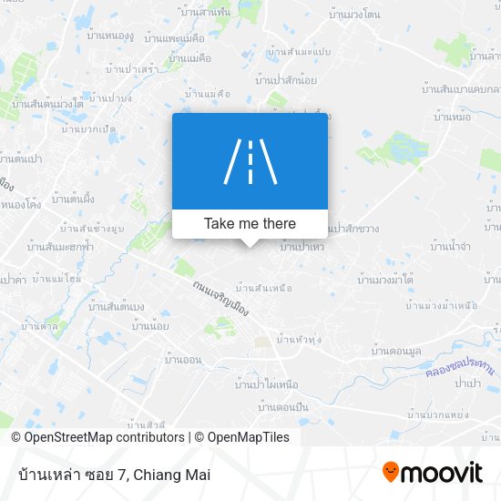 บ้านเหล่า ซอย 7 map