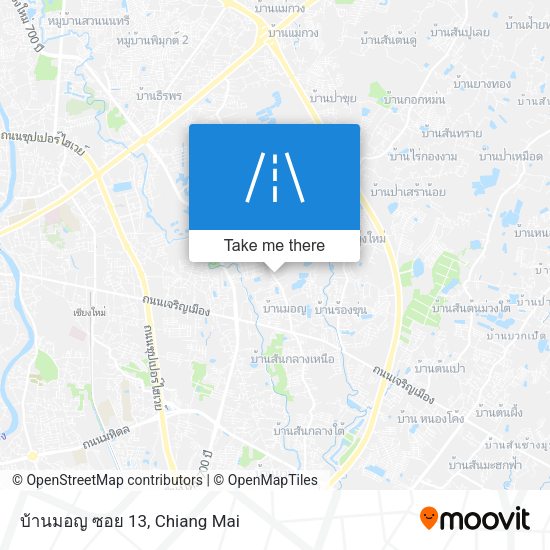 บ้านมอญ ซอย 13 map