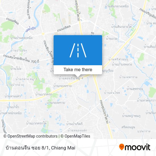 บ้านดอนจืน ซอย 8/1 map
