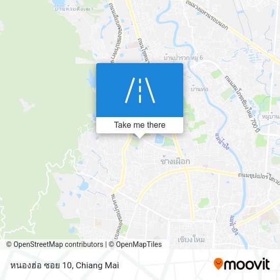 หนองฮ่อ ซอย 10 map