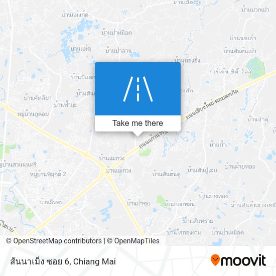 สันนาเม็ง ซอย 6 map