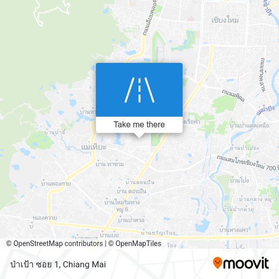 ป่าเป้า ซอย 1 map