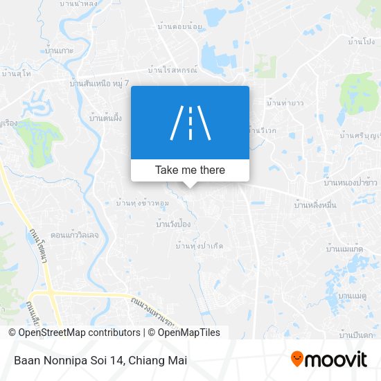 Baan Nonnipa Soi 14 map