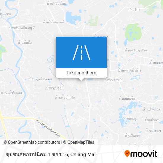ชุมชนสหกรณ์นิคม 1 ซอย 16 map
