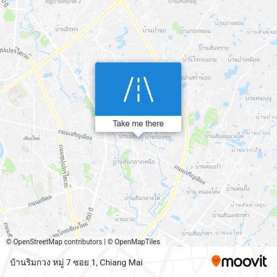 บ้านริมกวง หมู่ 7 ซอย 1 map