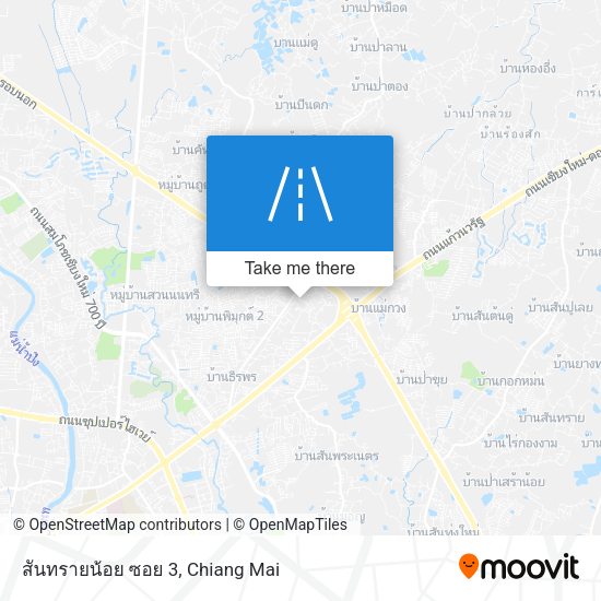 สันทรายน้อย ซอย 3 map