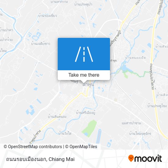 ถนนรอบเมืองนอก map