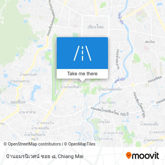 บ้านอมรนิเวศน์ ซอย ๘ map