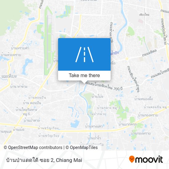 บ้านป่าแดดใต้ ซอย 2 map
