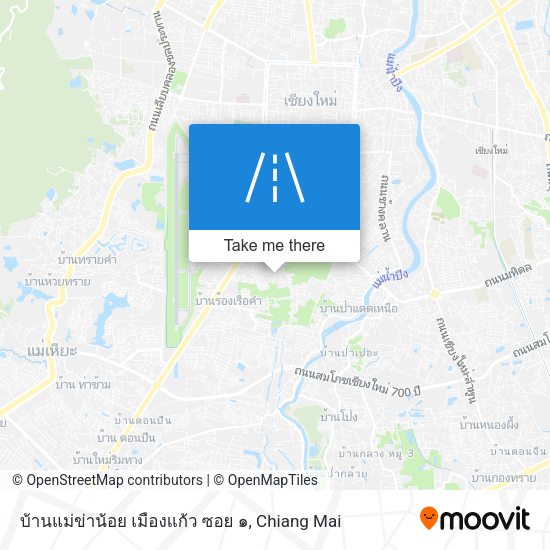 บ้านแม่ข่าน้อย เมืองแก้ว ซอย ๑ map
