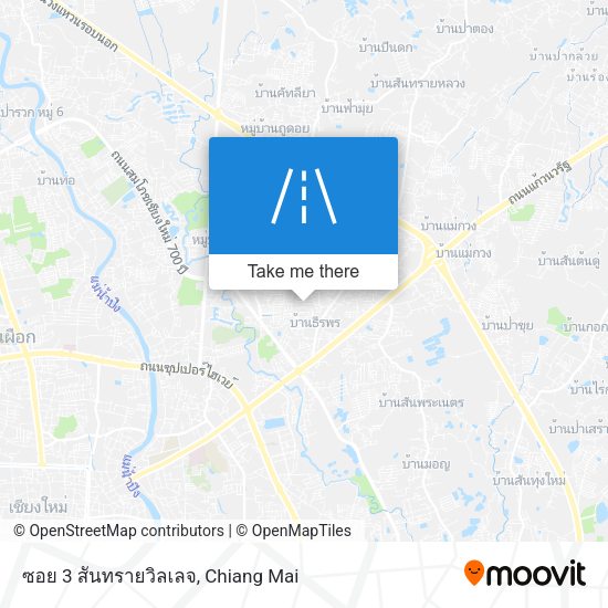 ซอย 3 สันทรายวิลเลจ map