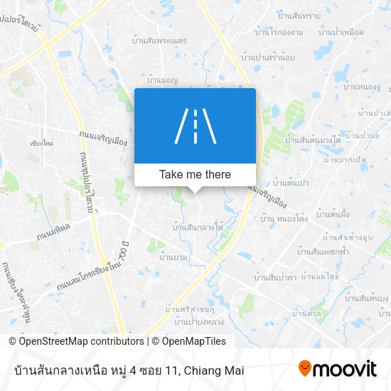 บ้านสันกลางเหนือ หมู่ 4 ซอย 11 map