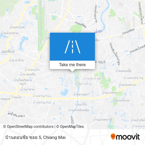 บ้านดอนชัย ซอย 5 map