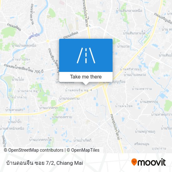 บ้านดอนจืน ซอย 7/2 map
