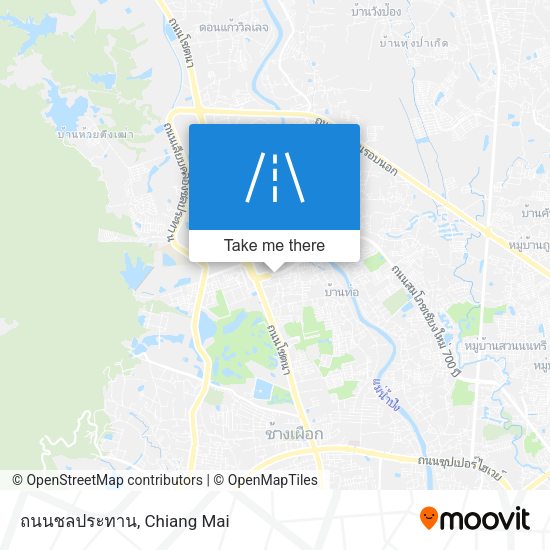ถนนชลประทาน map