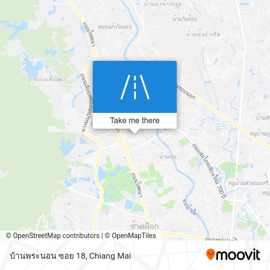 บ้านพระนอน ซอย 18 map