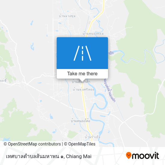 เทศบาลตำบลสันมหาพน ๑ map