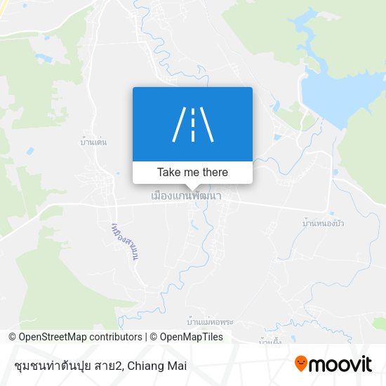 ชุมชนท่าต้นปุย สาย2 map