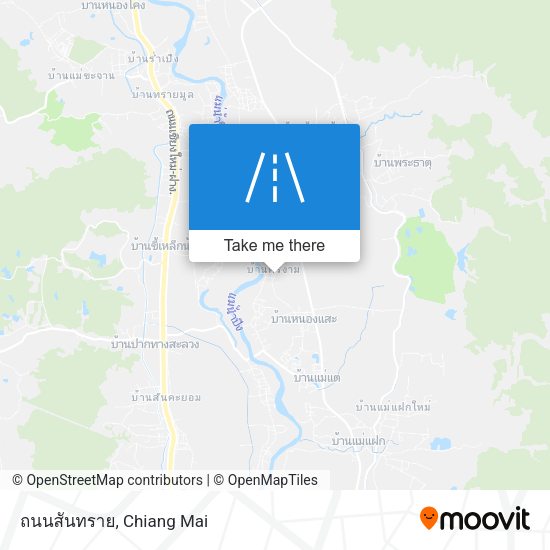 ถนนสันทราย map