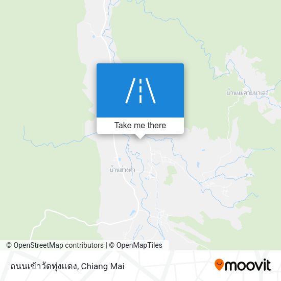 ถนนเข้าวัดทุ่งแดง map