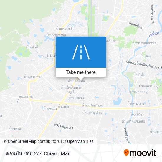 ดอนปิน ซอย 2/7 map