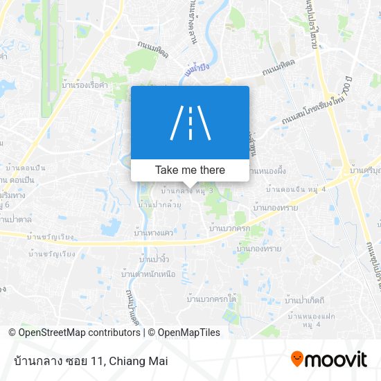 บ้านกลาง ซอย 11 map