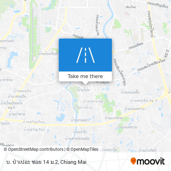 บ. ป่าเปอะ ซอย 14 ม.2 map