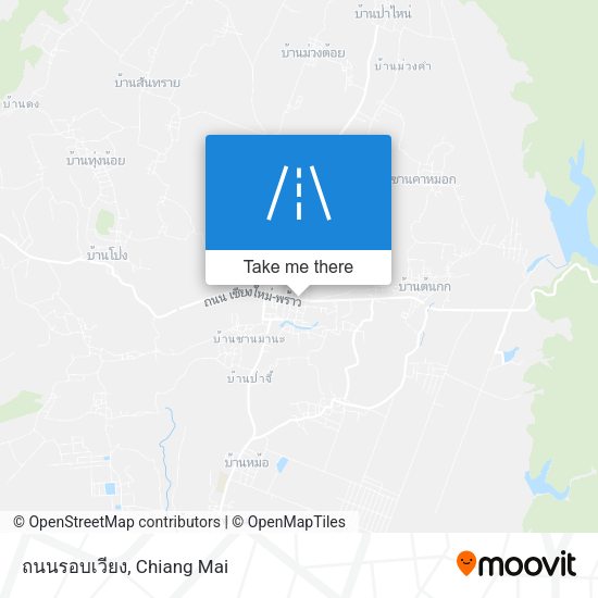 ถนนรอบเวียง map