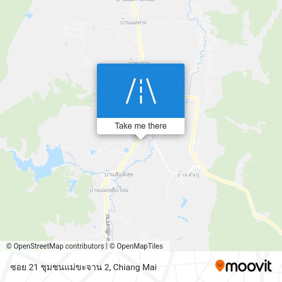 ซอย 21 ชุมชนแม่ขะจาน 2 map