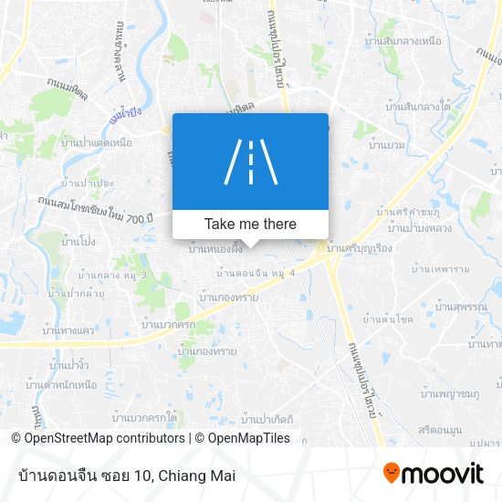 บ้านดอนจืน ซอย 10 map