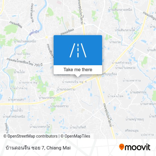 บ้านดอนจืน ซอย 7 map